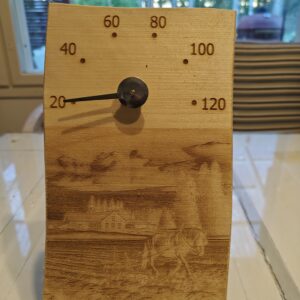 Peltomaisema saunamittari